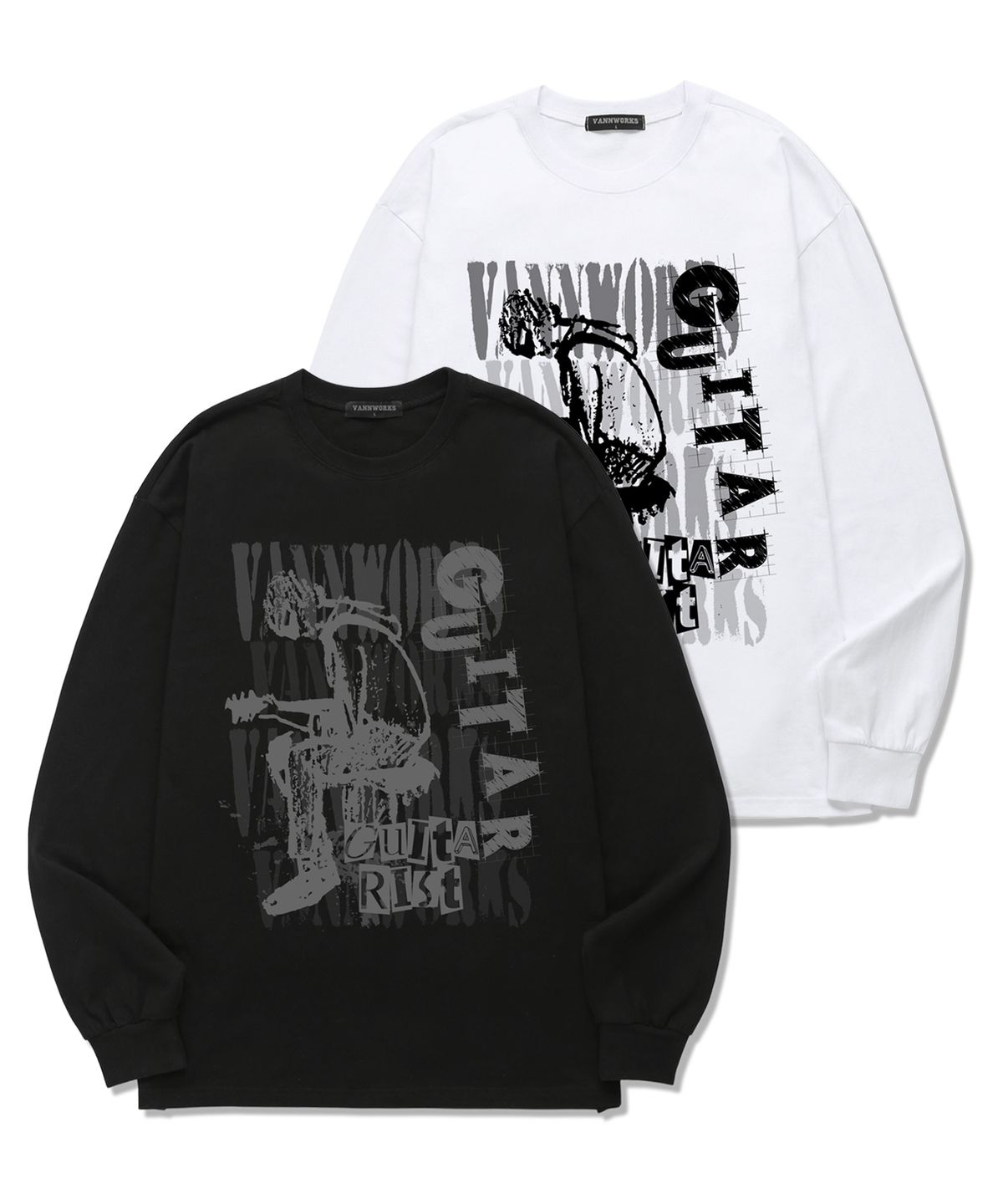 밴웍스(VANNWORKS) GUITAR 롱슬리브 (VLS0203) 블랙