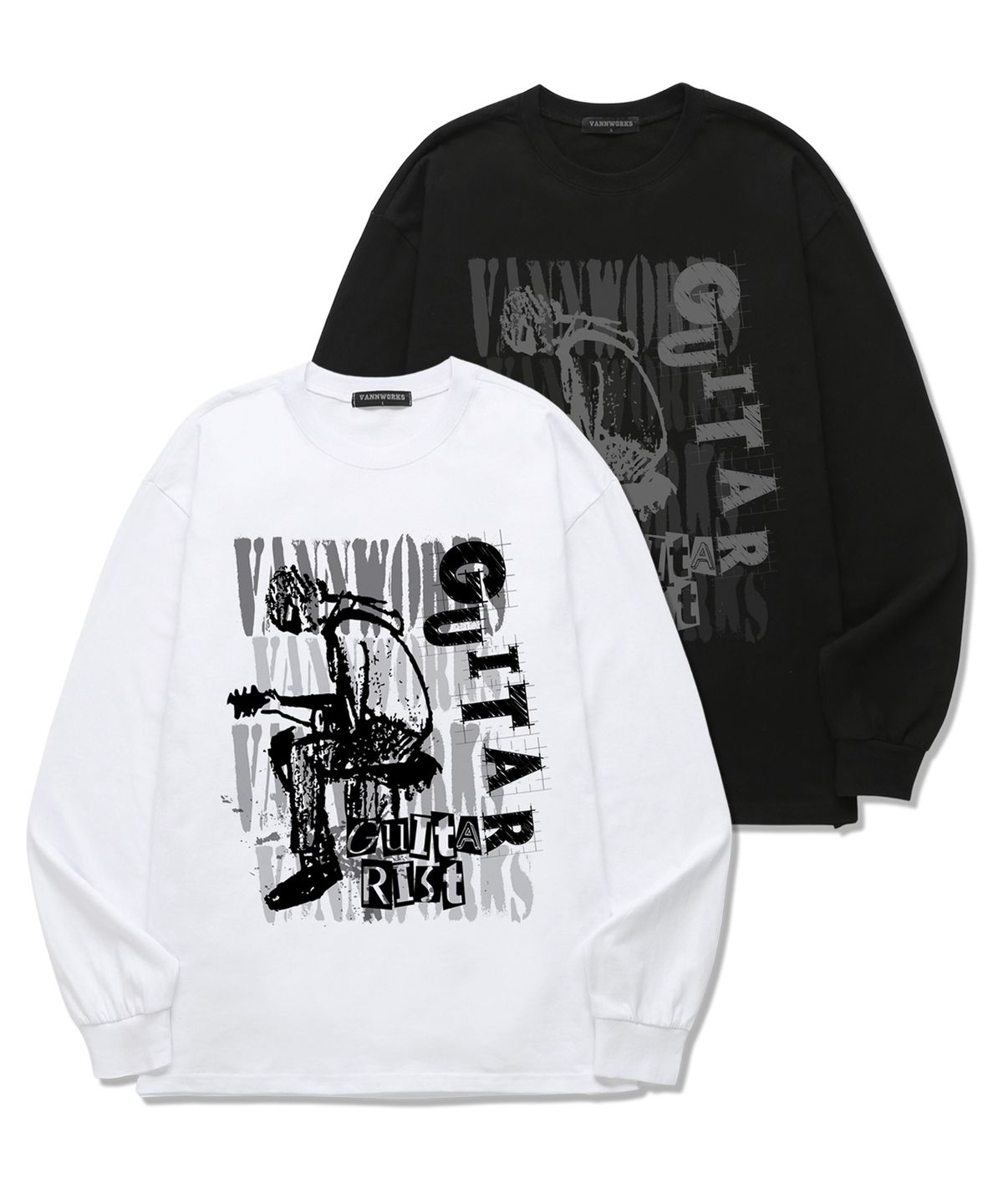 밴웍스(VANNWORKS) GUITAR 롱슬리브 (VLS0203) 블랙