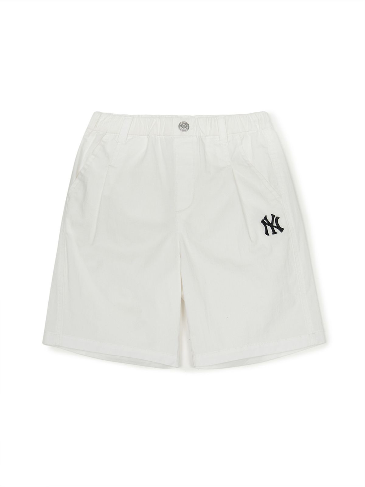 엠엘비 키즈(MLB KIDS) 베이직 5부 우븐 팬츠 NY (White)