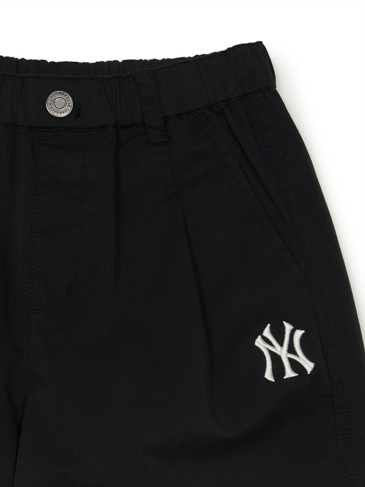 엠엘비 키즈(MLB KIDS) 베이직 5부 우븐 팬츠 NY (Black)