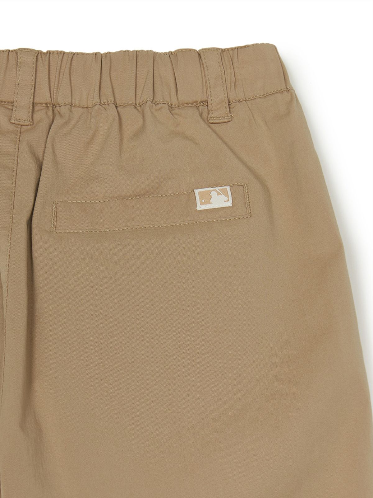 엠엘비 키즈(MLB KIDS) 베이직 5부 우븐 팬츠 BOS (Beige)