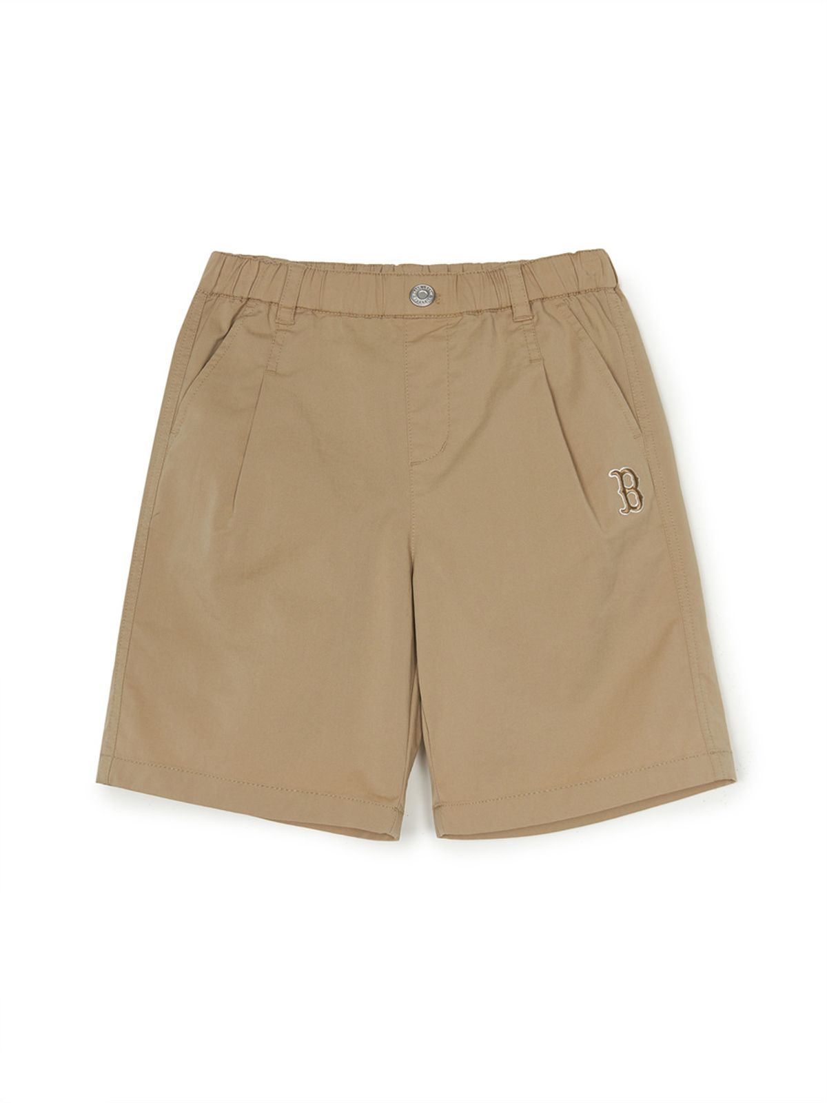 엠엘비 키즈(MLB KIDS) 베이직 5부 우븐 팬츠 BOS (Beige)
