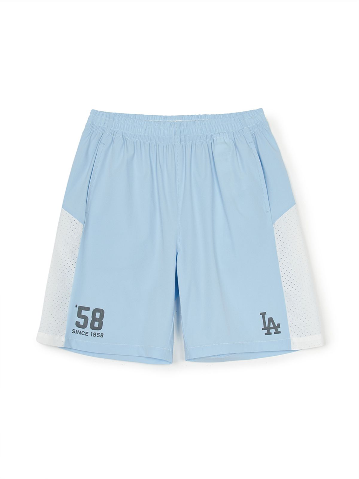 엠엘비 키즈(MLB KIDS) 바시티 블럭코어 우븐 팬츠 LA (L.SKY BLUE)