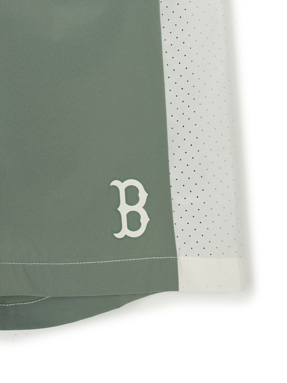 엠엘비 키즈(MLB KIDS) 바시티 블럭코어 우븐 팬츠 BOS (Mg.Khaki)