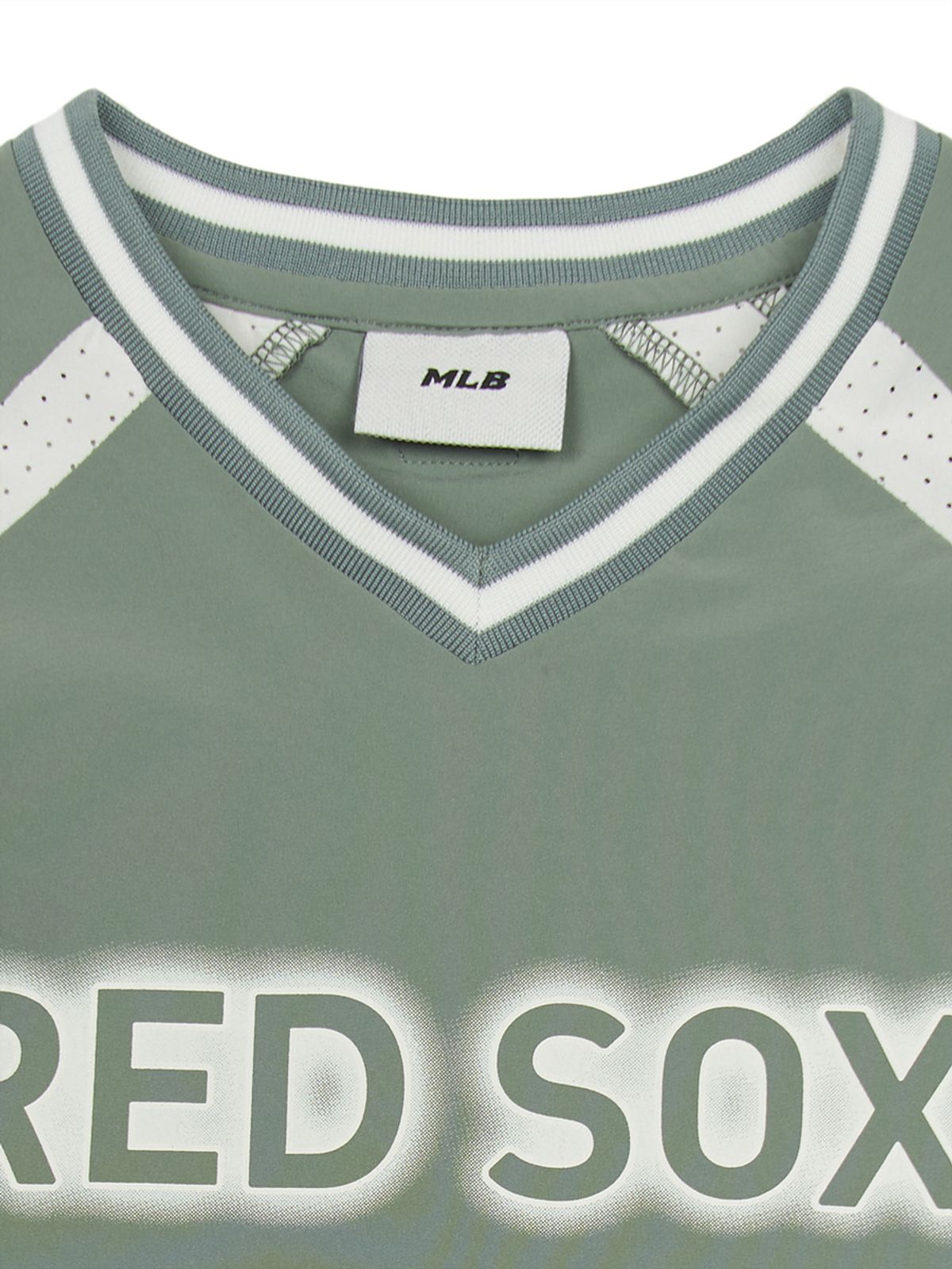 엠엘비 키즈(MLB KIDS) 바시티 블록코어 티셔츠 BOS (Mg.Khaki)