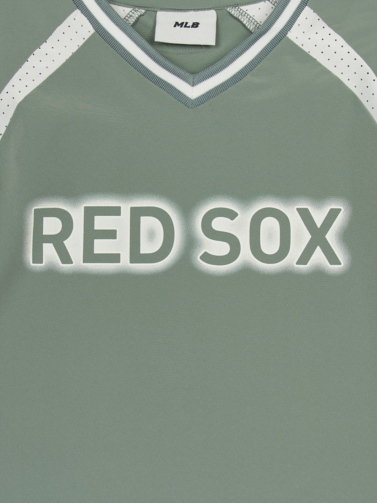 엠엘비 키즈(MLB KIDS) 바시티 블록코어 티셔츠 BOS (Mg.Khaki)