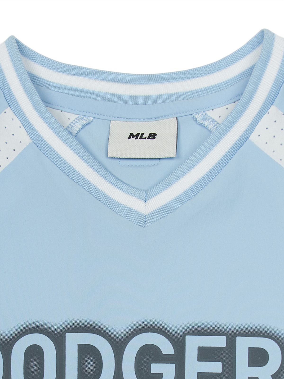 엠엘비 키즈(MLB KIDS) 바시티 블록코어 티셔츠 LA (L.SKY BLUE)