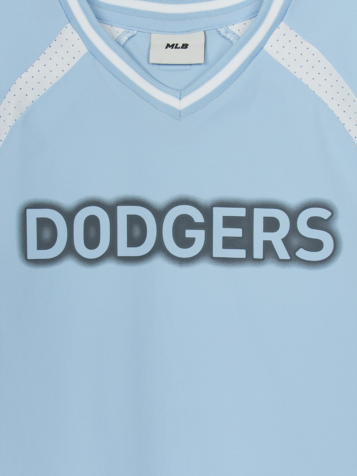 엠엘비 키즈(MLB KIDS) 바시티 블록코어 티셔츠 LA (L.SKY BLUE)