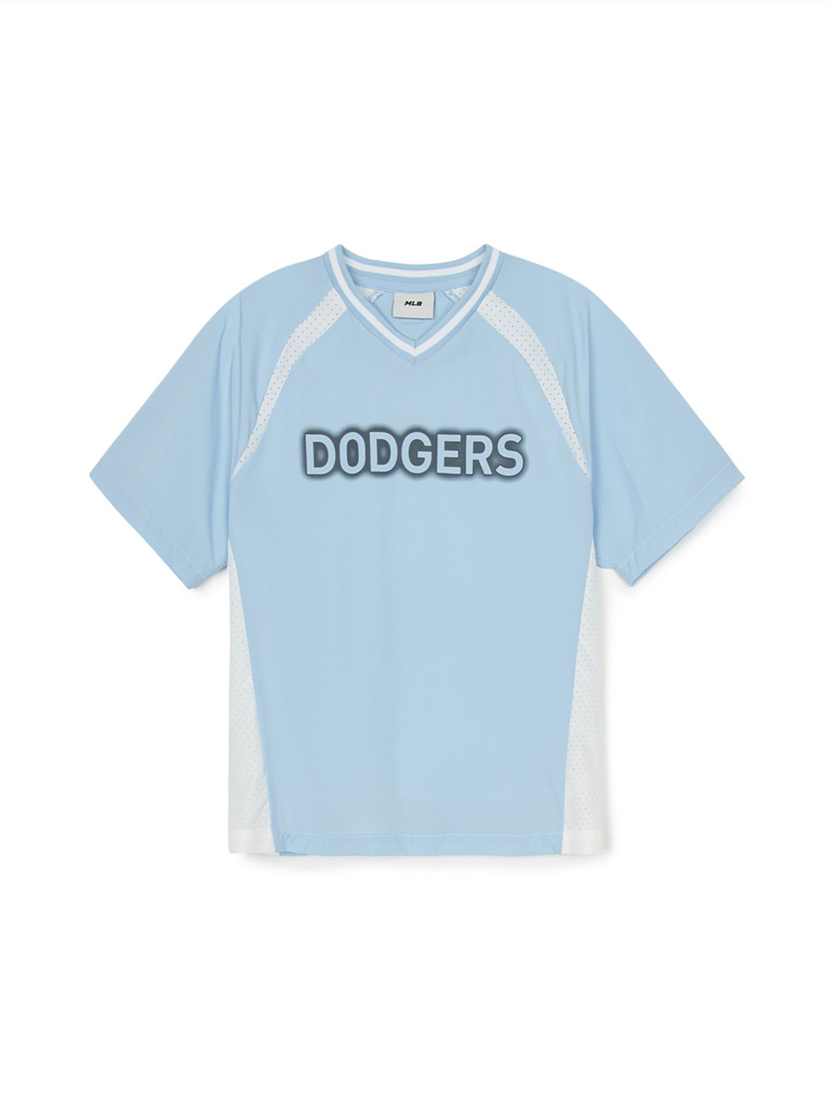 엠엘비 키즈(MLB KIDS) 바시티 블록코어 티셔츠 LA (L.SKY BLUE)