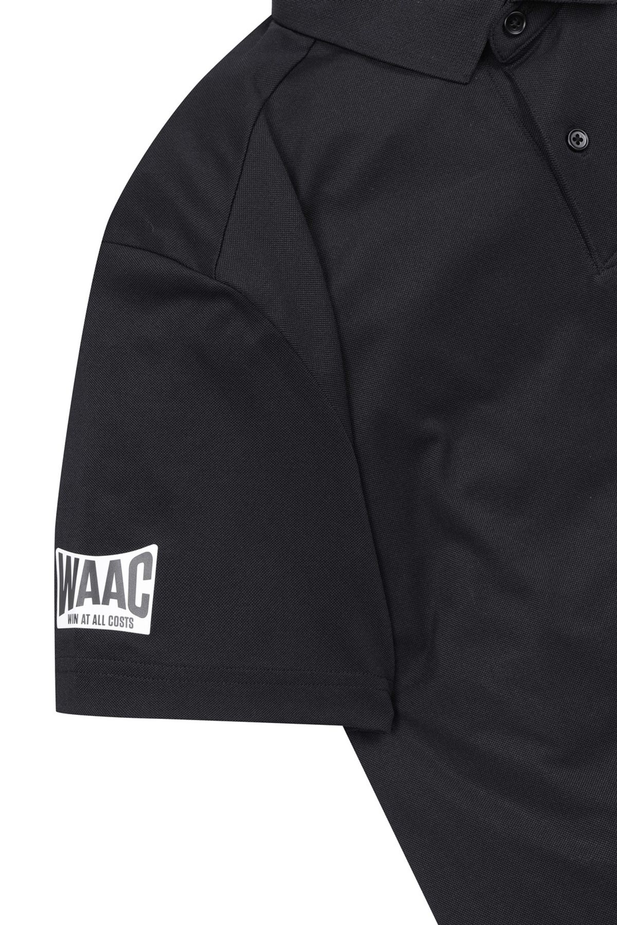 왁(WAAC) PLAYERS EDITION OG Men Pique SS Polo_WMTCM25241BKX