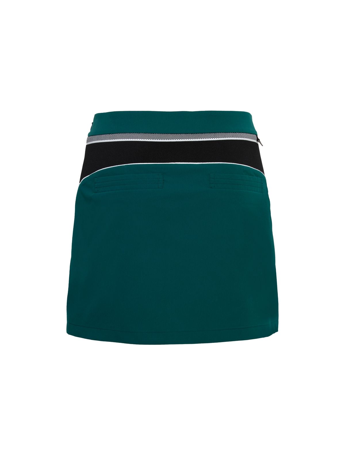 와이드앵글(WIDEANGLE) CO 폴리시드 A라인 큐롯 L _Dark Green
