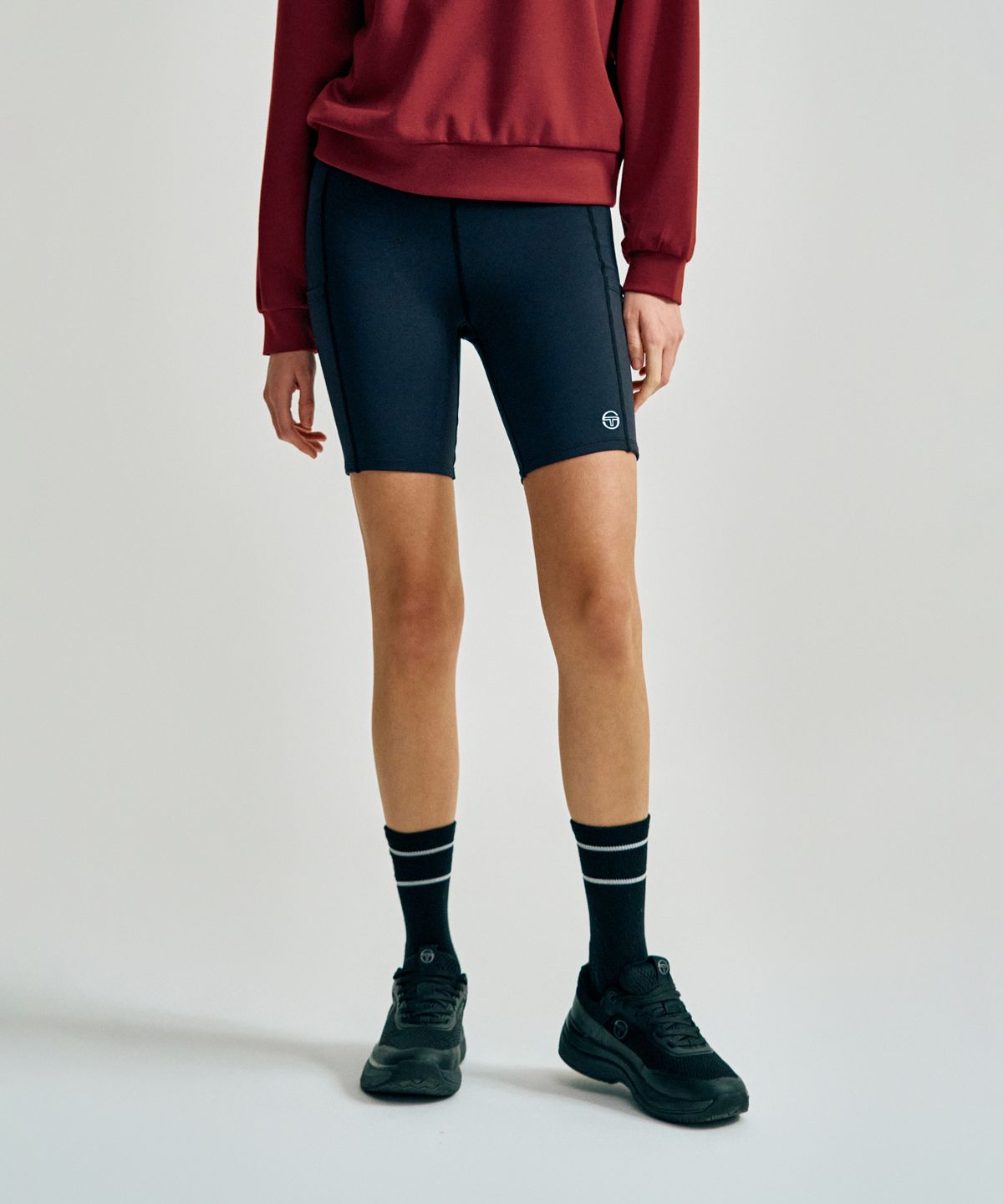 세르지오 타키니(SERGIO TACCHINI) W 마시멜로우 볼포켓 바이커쇼츠 (Black)