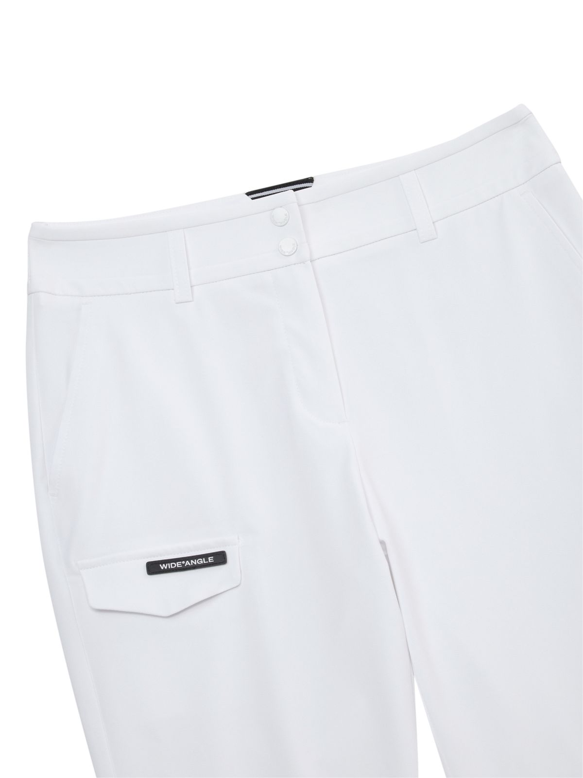 와이드앵글(WIDEANGLE) CO 고신축 테이퍼드 팬츠 L_White