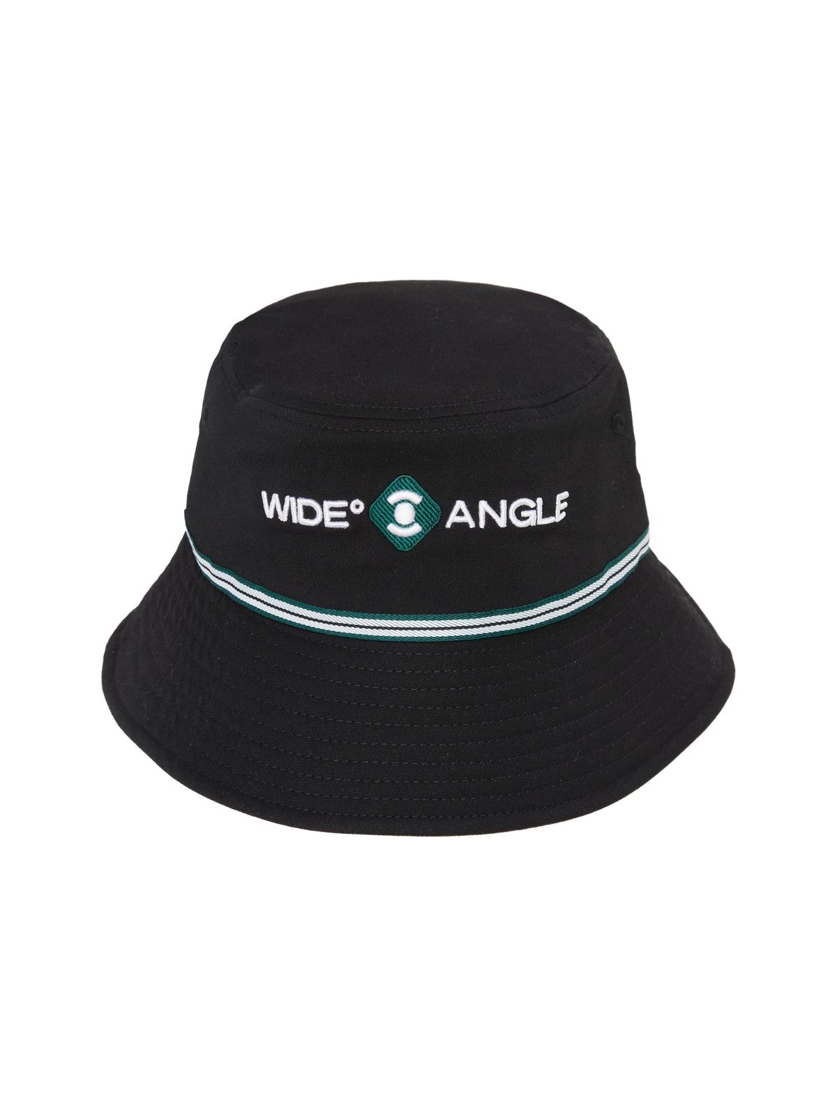 와이드앵글(WIDEANGLE) CO 배색 테잎 포인트 햇_Black
