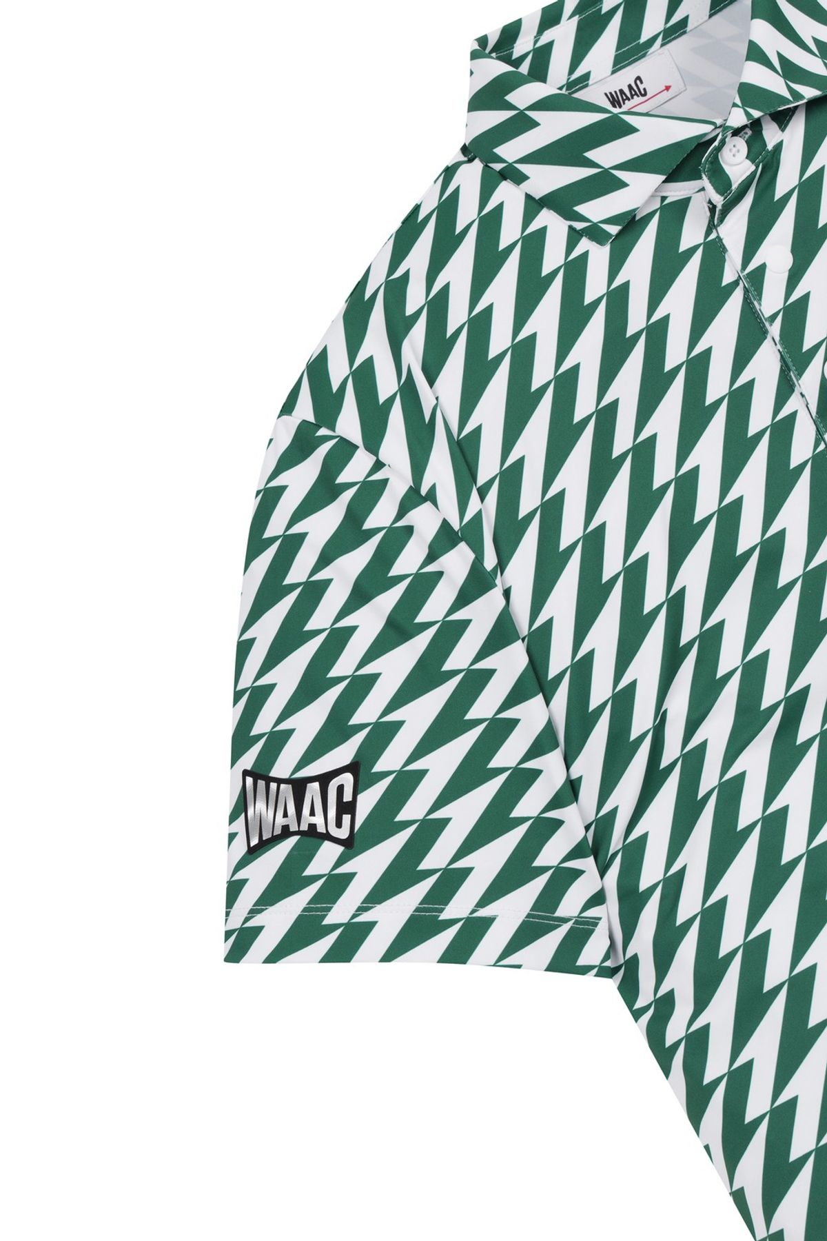 왁(WAAC) PLAYER S EDITION Men Arrow Print SS Polo_WMTCM25903GRX