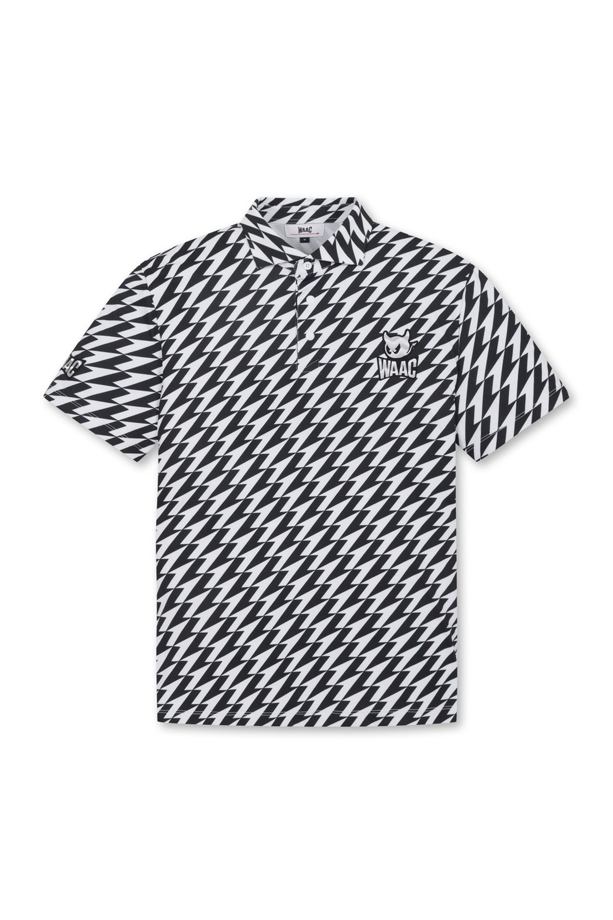 왁(WAAC) PLAYER S EDITION Men Arrow Print SS Polo_WMTCM25903BKX