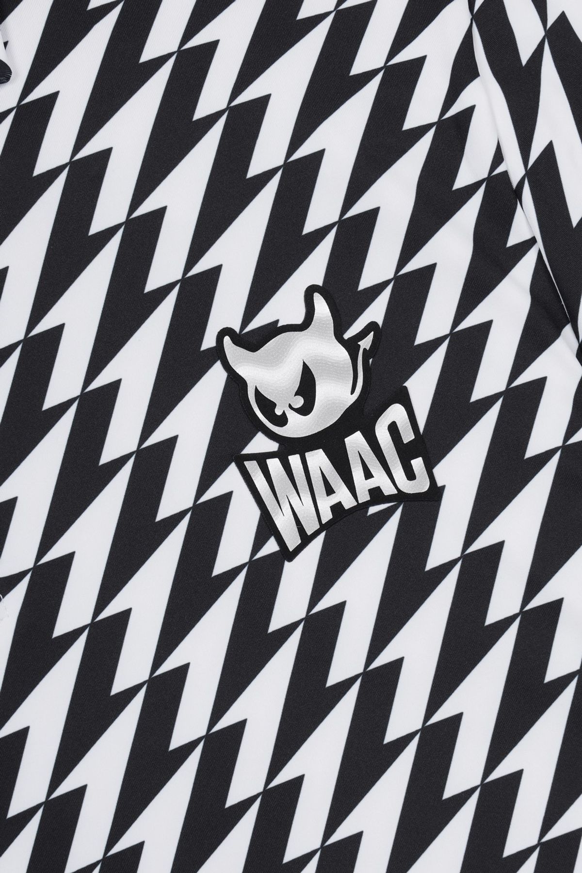 왁(WAAC) PLAYER S EDITION Men Arrow Print SS Polo_WMTCM25903BKX