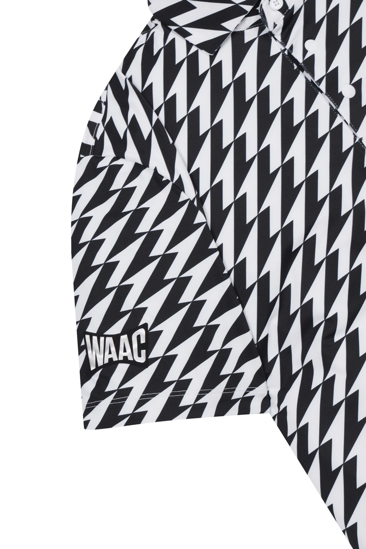왁(WAAC) PLAYER S EDITION Men Arrow Print SS Polo_WMTCM25903BKX