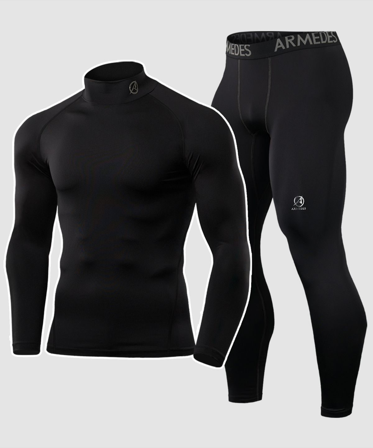 아르메데스(ARMEDES) [SET] 남성용 언더레이어 터틀 트레이닝복 상하의 세트 AR-151+161 (3color)