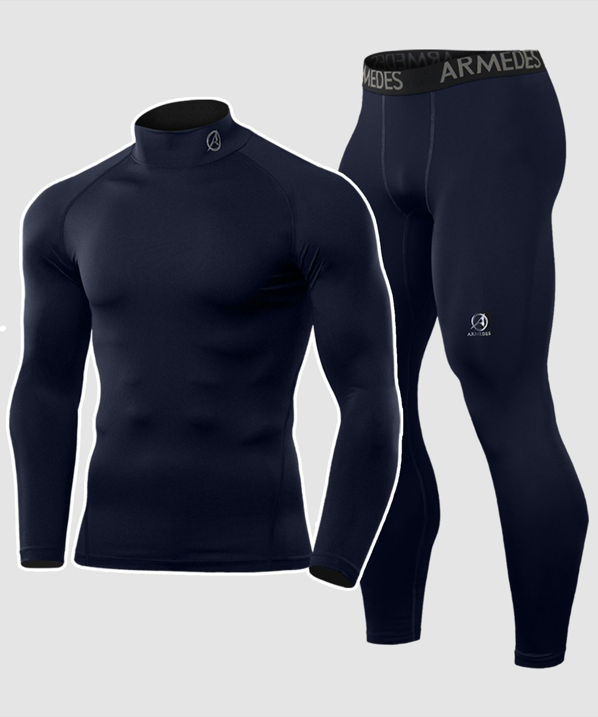 아르메데스(ARMEDES) [SET] 남성용 언더레이어 터틀 트레이닝복 상하의 세트 AR-151+161 (3color)