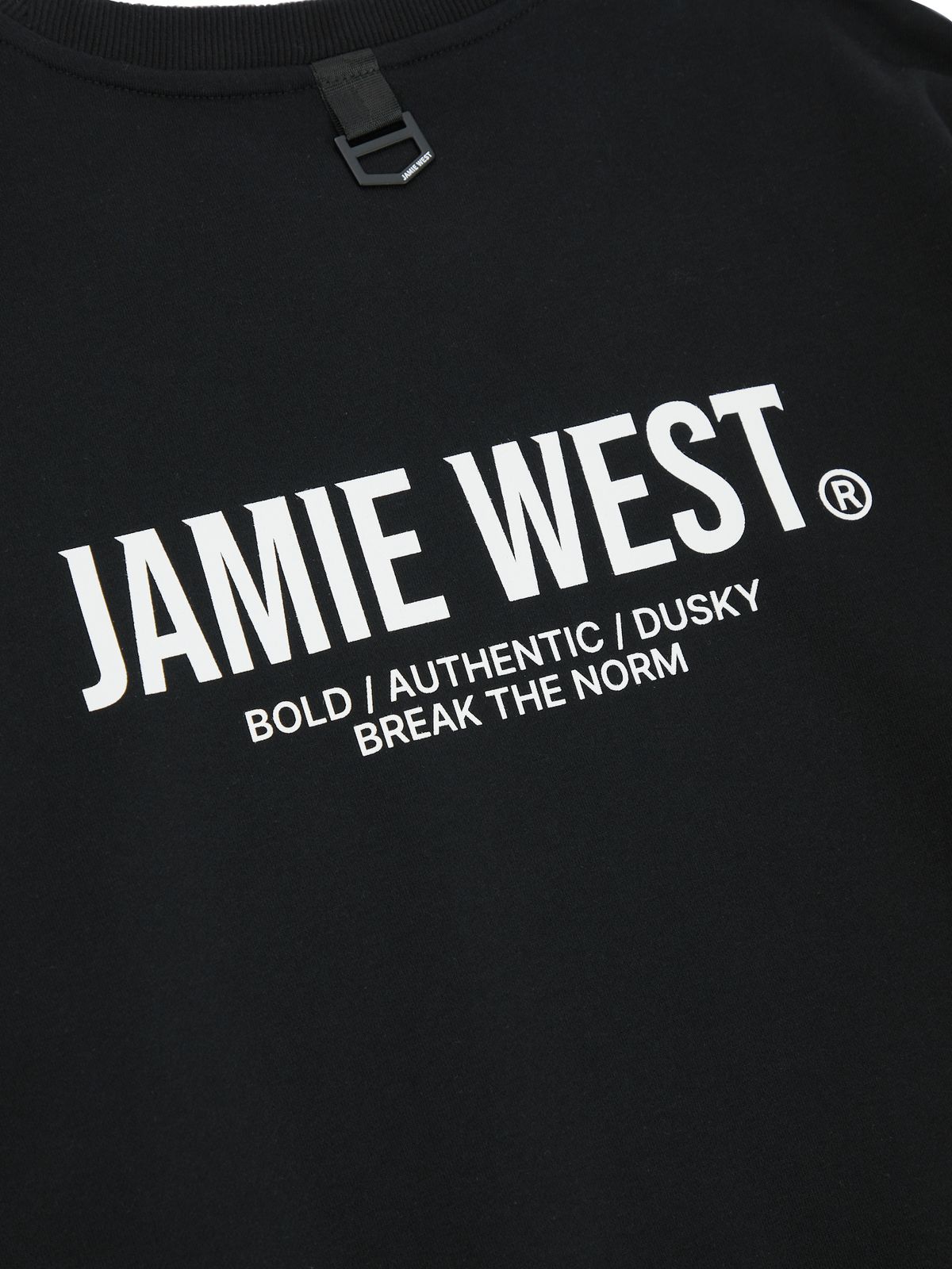 제이미웨스트(JAMIE WEST) JW 에센셜 스웻셔츠 (블랙)