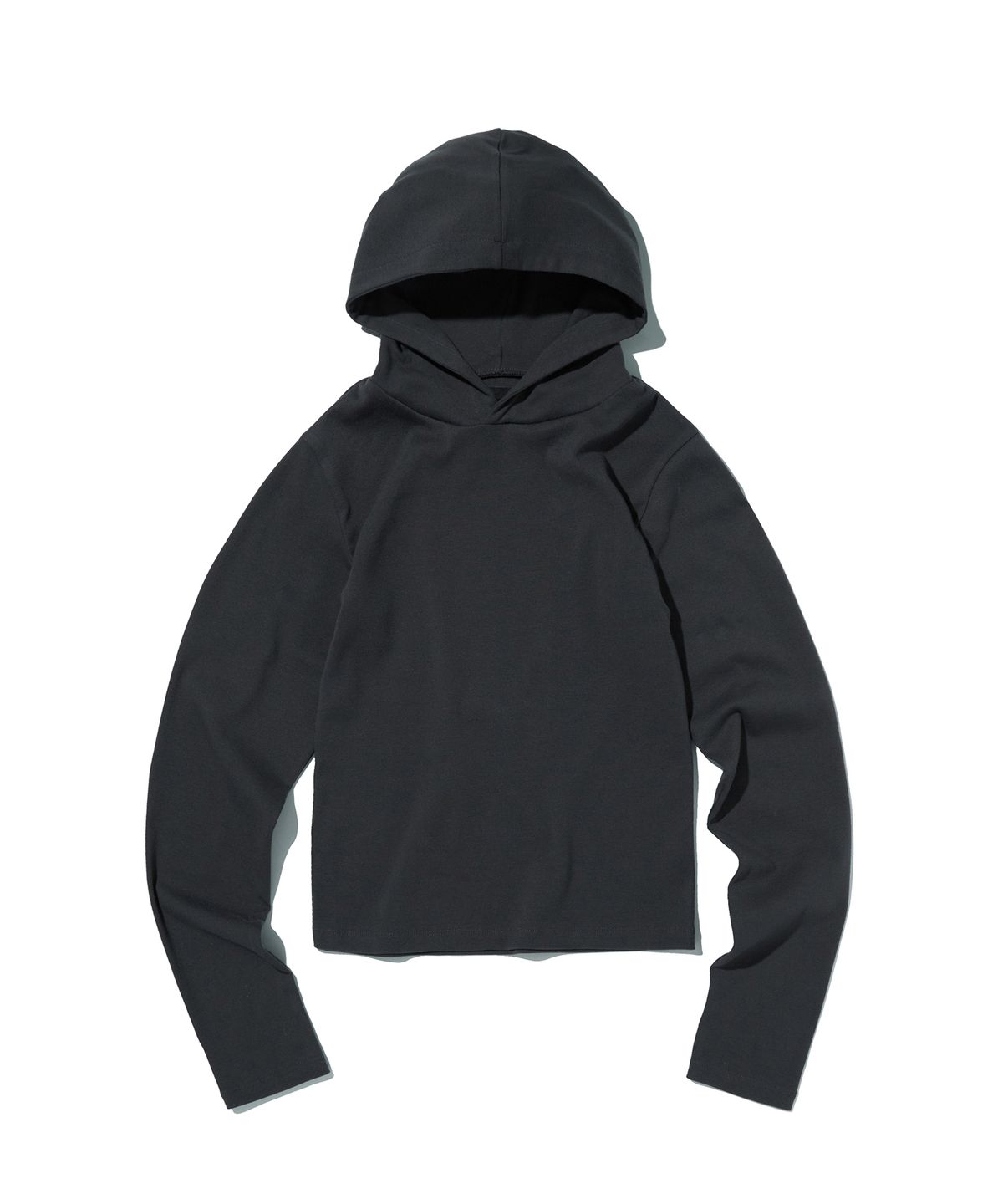 스웨이드(SUADE) LAYERED HOODIE [CHARCOAL GRAY]