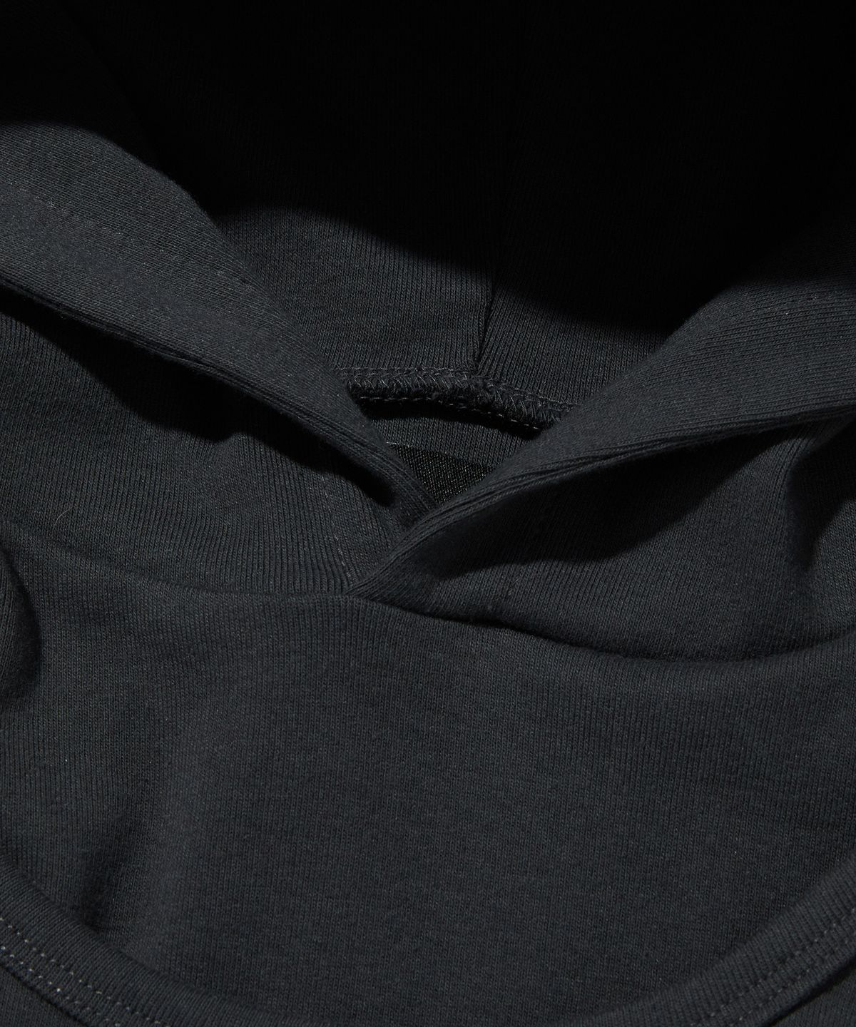 스웨이드(SUADE) LAYERED HOODIE [CHARCOAL GRAY]