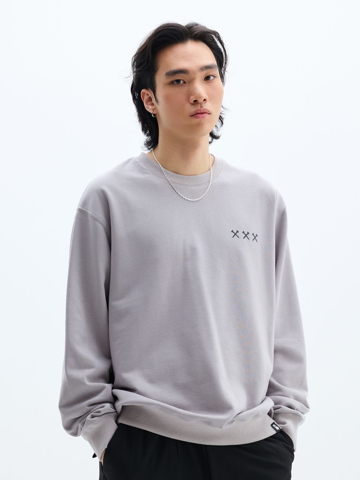 제이미웨스트(JAMIE WEST) JW 에센셜 스웻셔츠 (그레이)