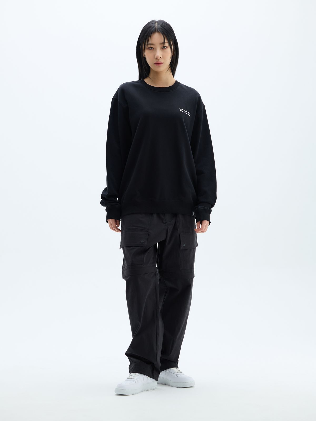 제이미웨스트(JAMIE WEST) JW 에센셜 스웻셔츠 (그레이)