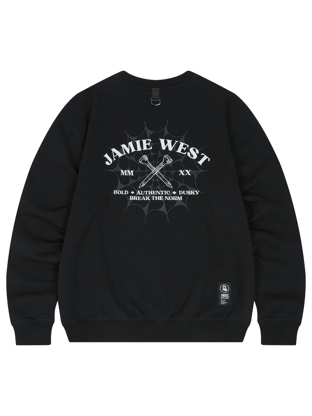 제이미웨스트(JAMIE WEST) 올드스쿨 JW 스웻셔츠 (블랙)