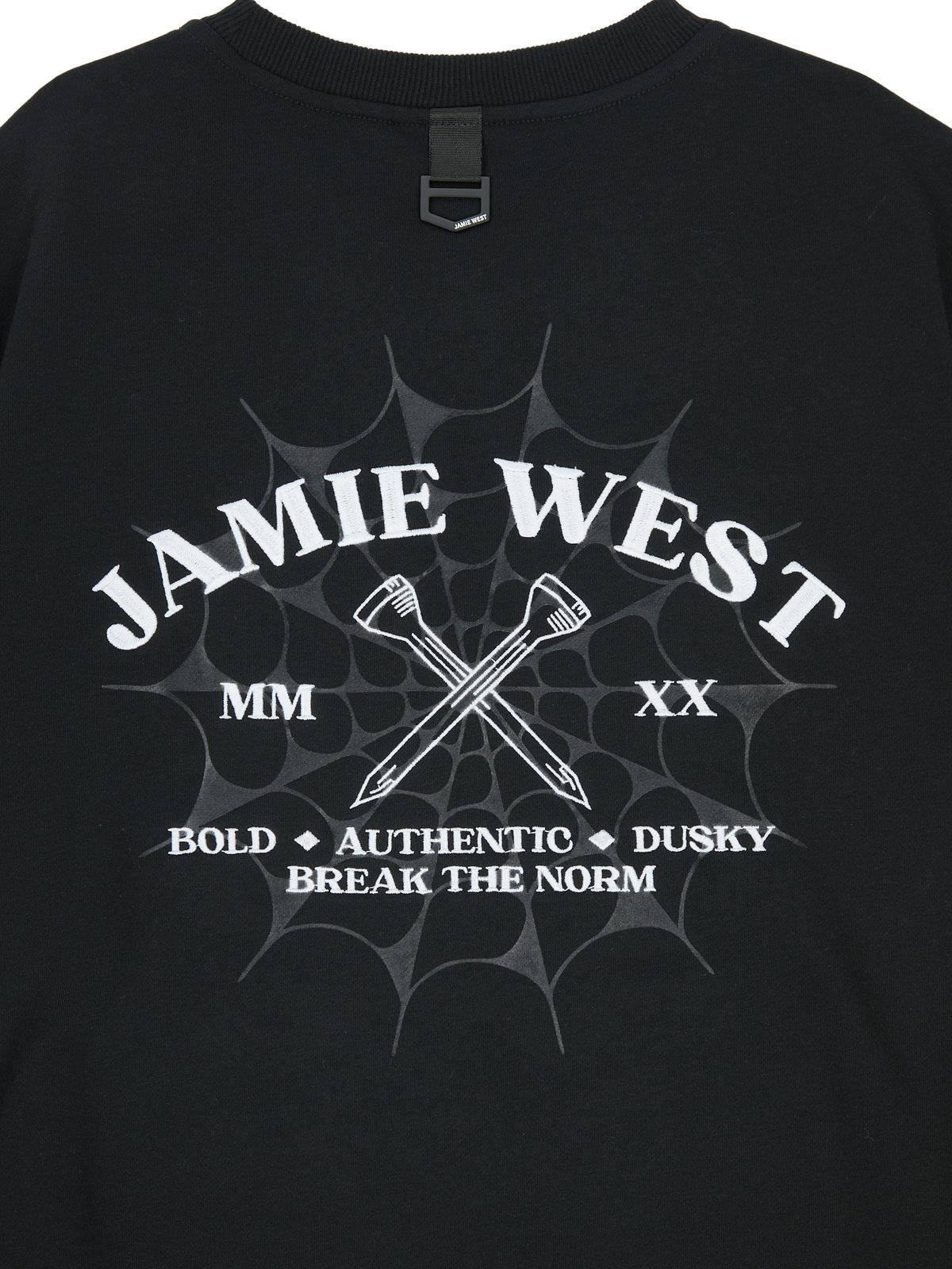 제이미웨스트(JAMIE WEST) 올드스쿨 JW 스웻셔츠 (블랙)