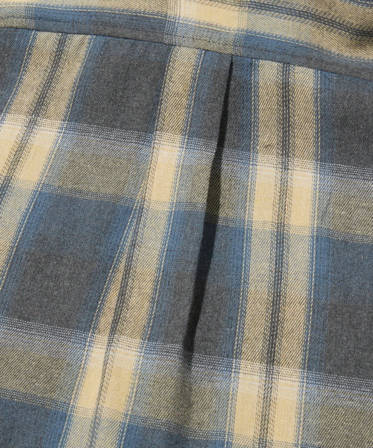 스웨이드(SUADE) PATTERN SHIRT [YELLOW BLUE]