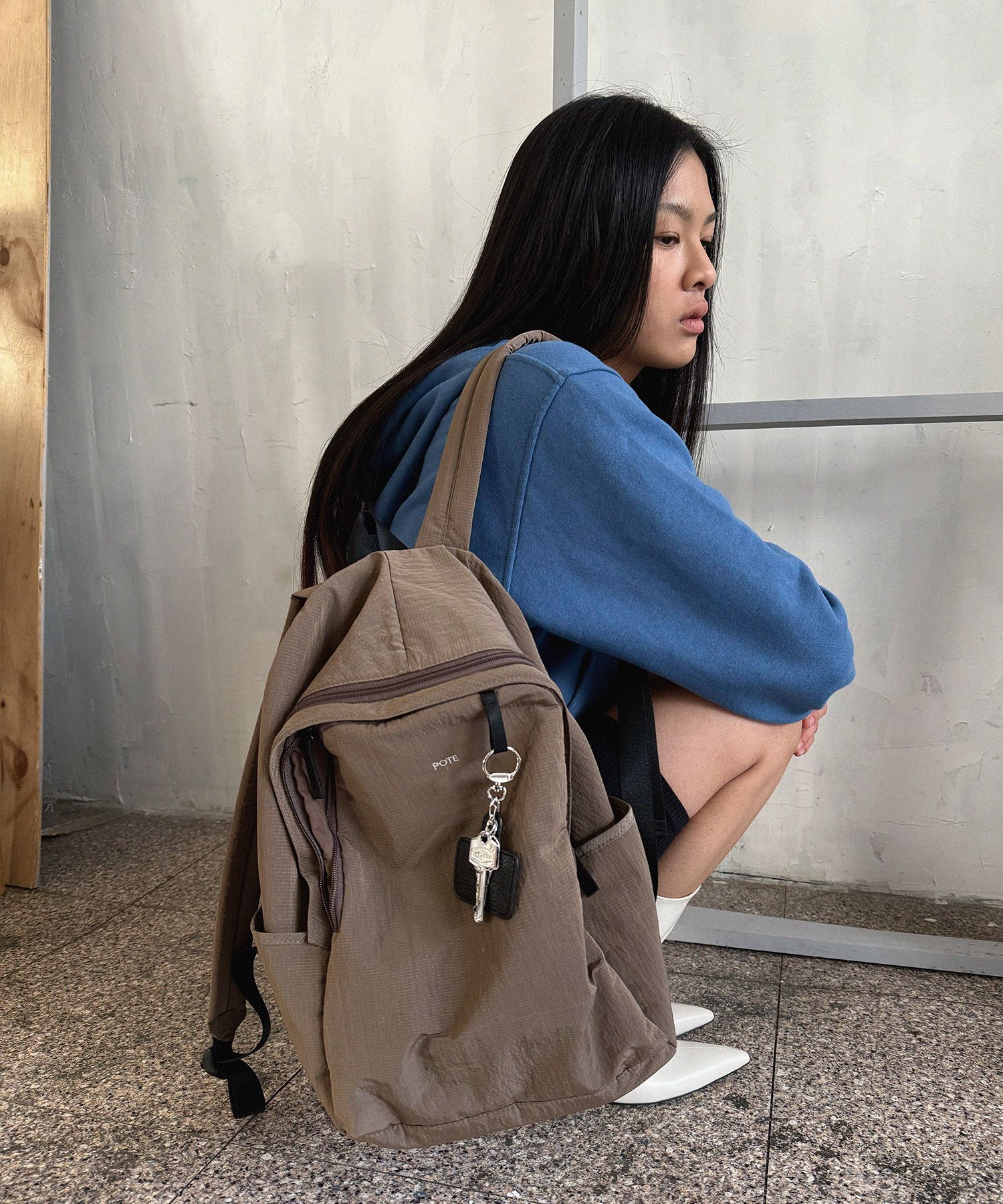 人気商品！【POTE】0002 HideSlot バックパック（オレンジ） MUSINSA公式 | Pote [6th restock]0002 HideSlot Classic