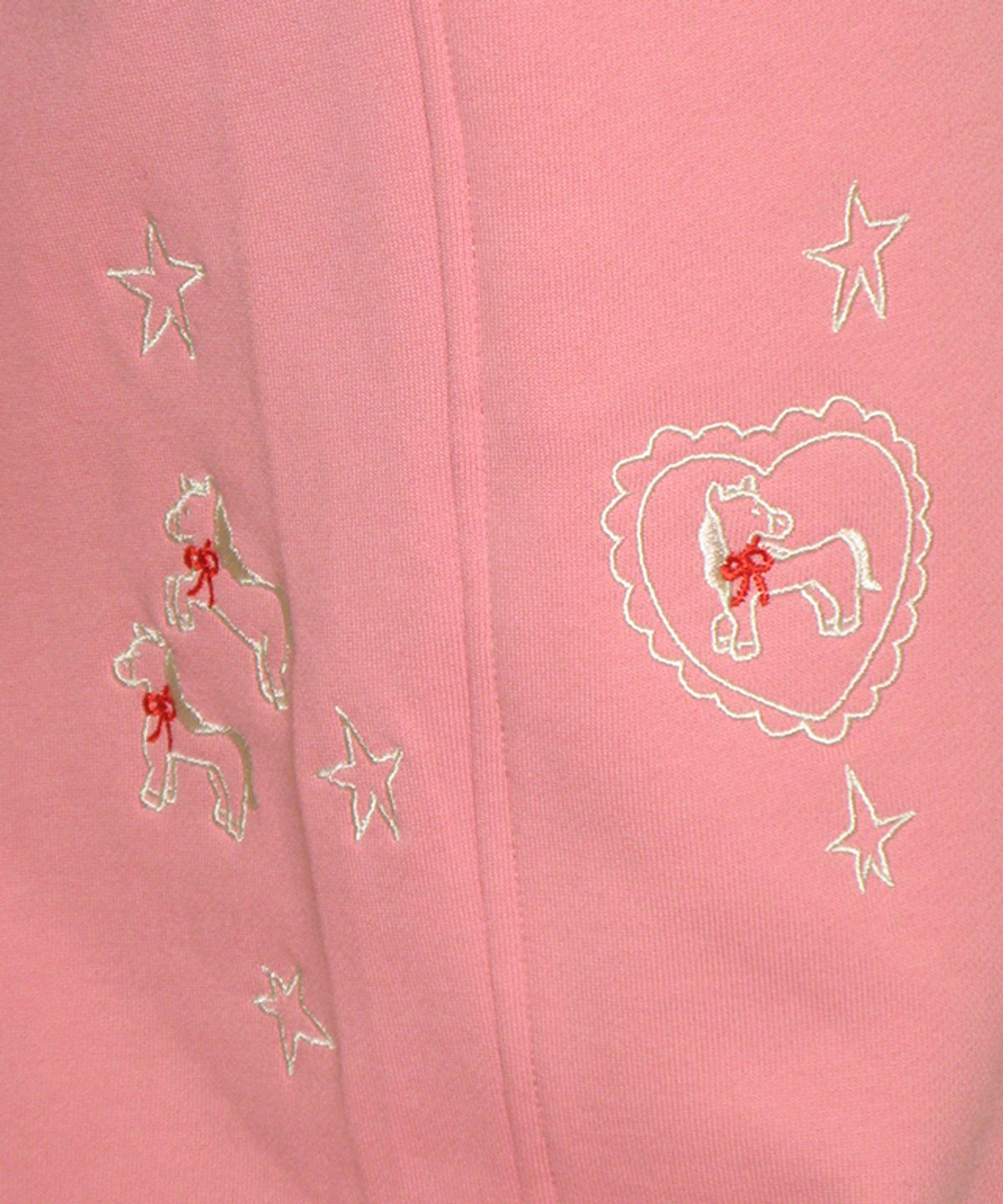 론론(RONRON) DRAWING PONY STITCH SWEAT JOGGER PANTS PINK