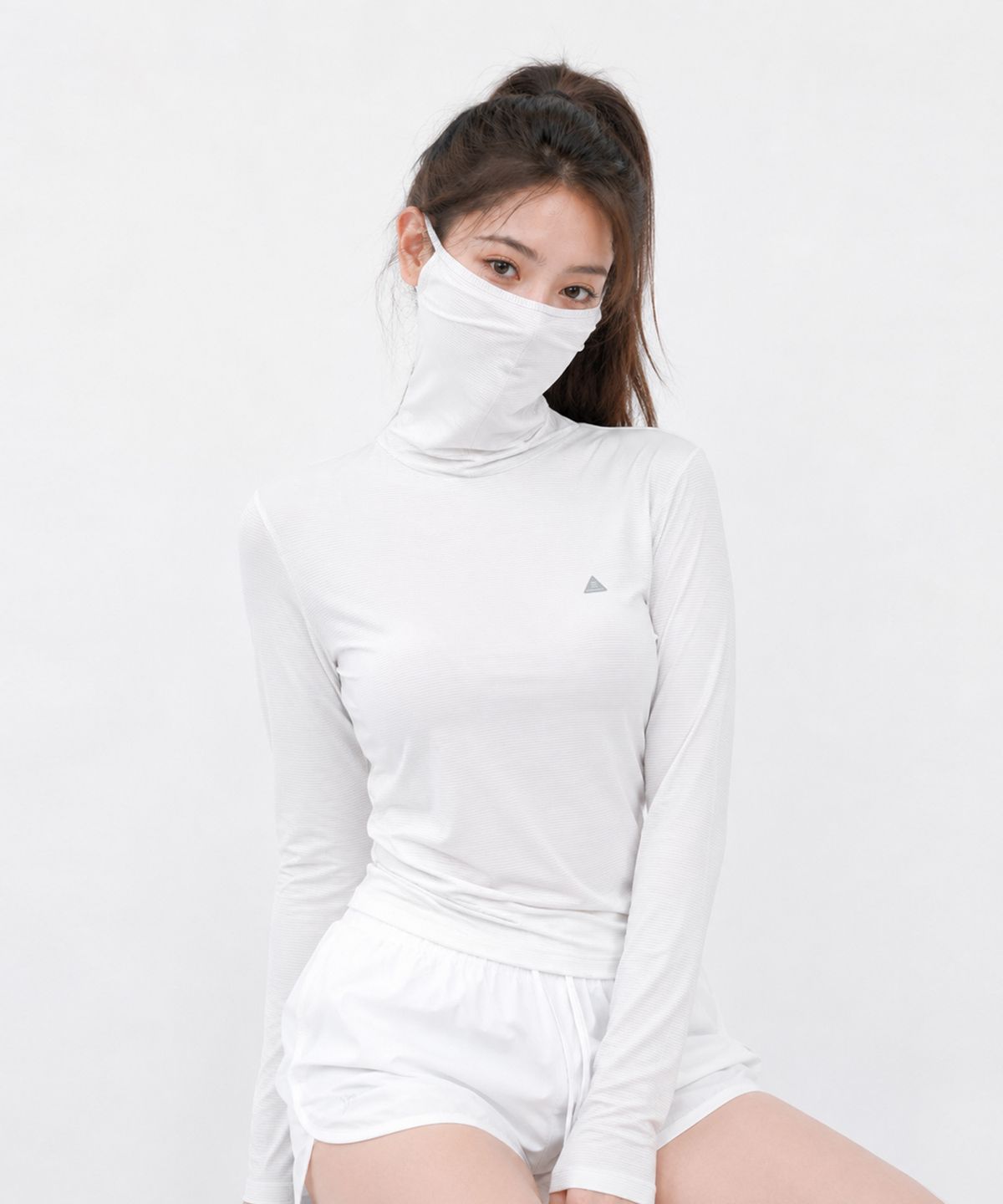 이지바이(EZBUY) 올커버 여성 마스크넥 골프 쿨링 긴팔 티셔츠 5 Colors