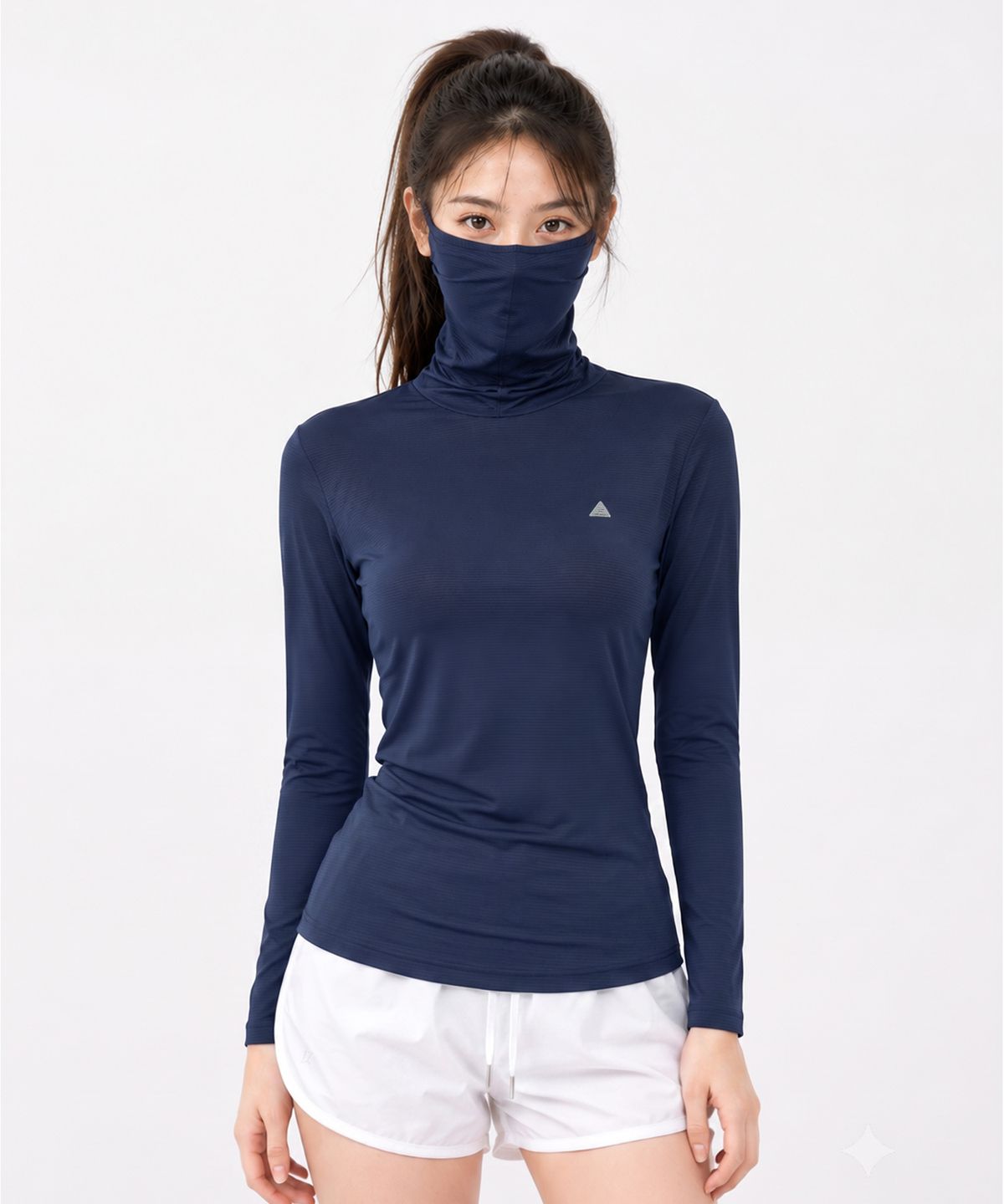 이지바이(EZBUY) 올커버 여성 마스크넥 골프 쿨링 긴팔 티셔츠 5 Colors