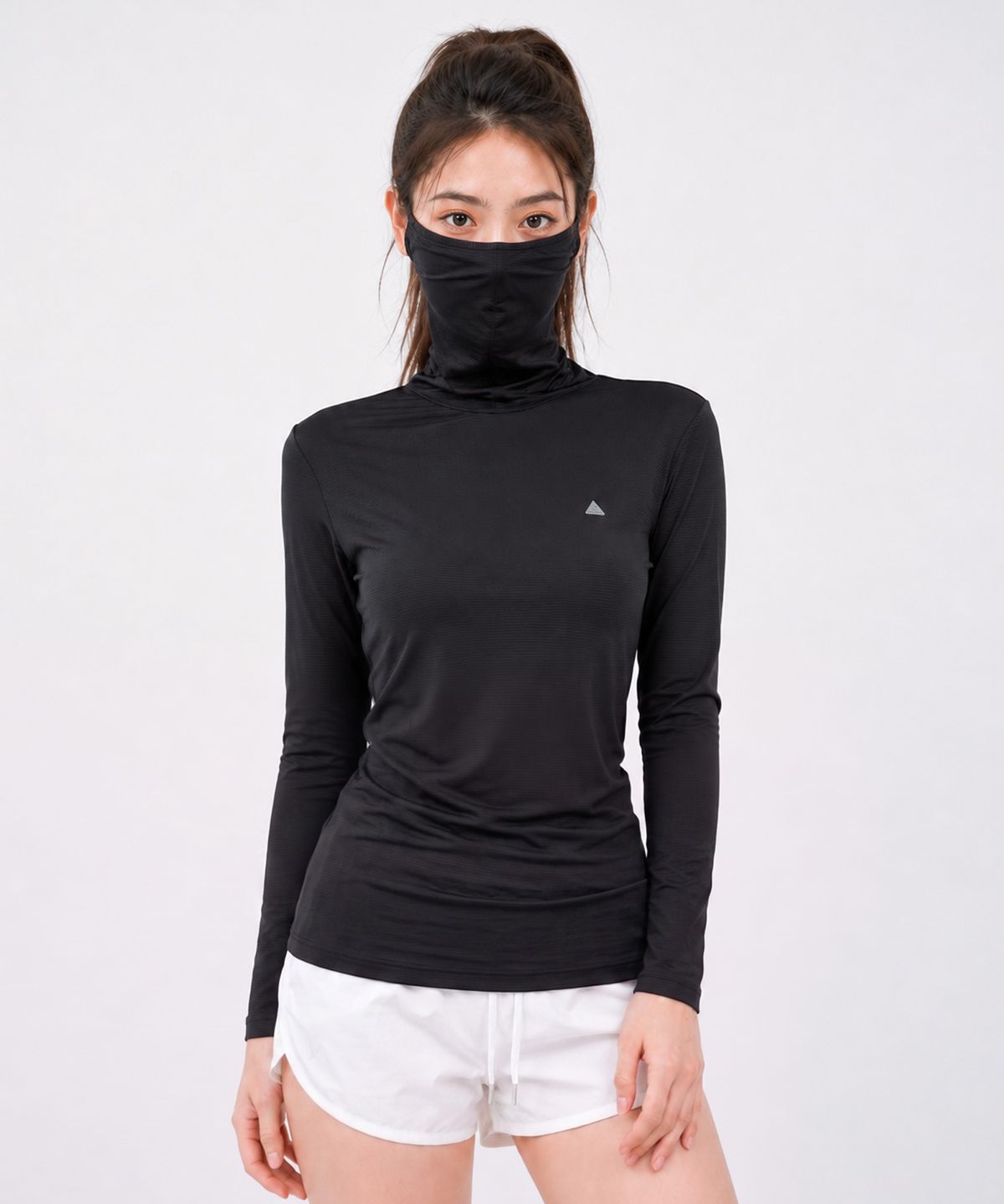 이지바이(EZBUY) 올커버 여성 마스크넥 골프 쿨링 긴팔 티셔츠 5 Colors