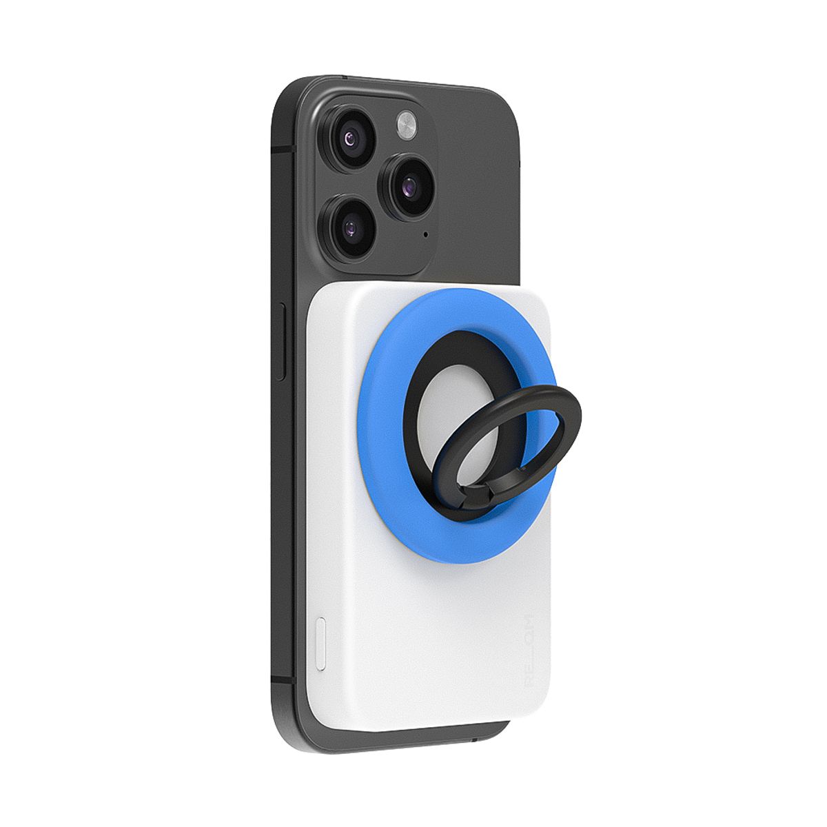 리큐엠(REQM) 맥세이프 고속 무선충전 5000mAh 보조배터리 듀얼 마그넷 QMP5