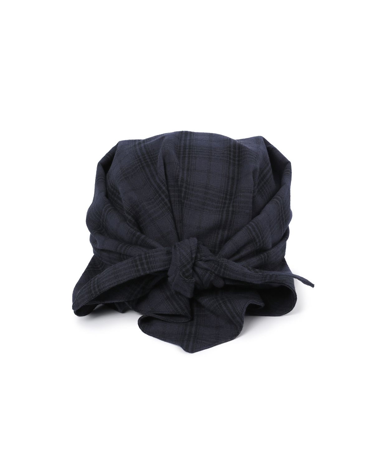 MUSINSA | MISEKI SEOUL Tie-up scarf bandana cap CHECK