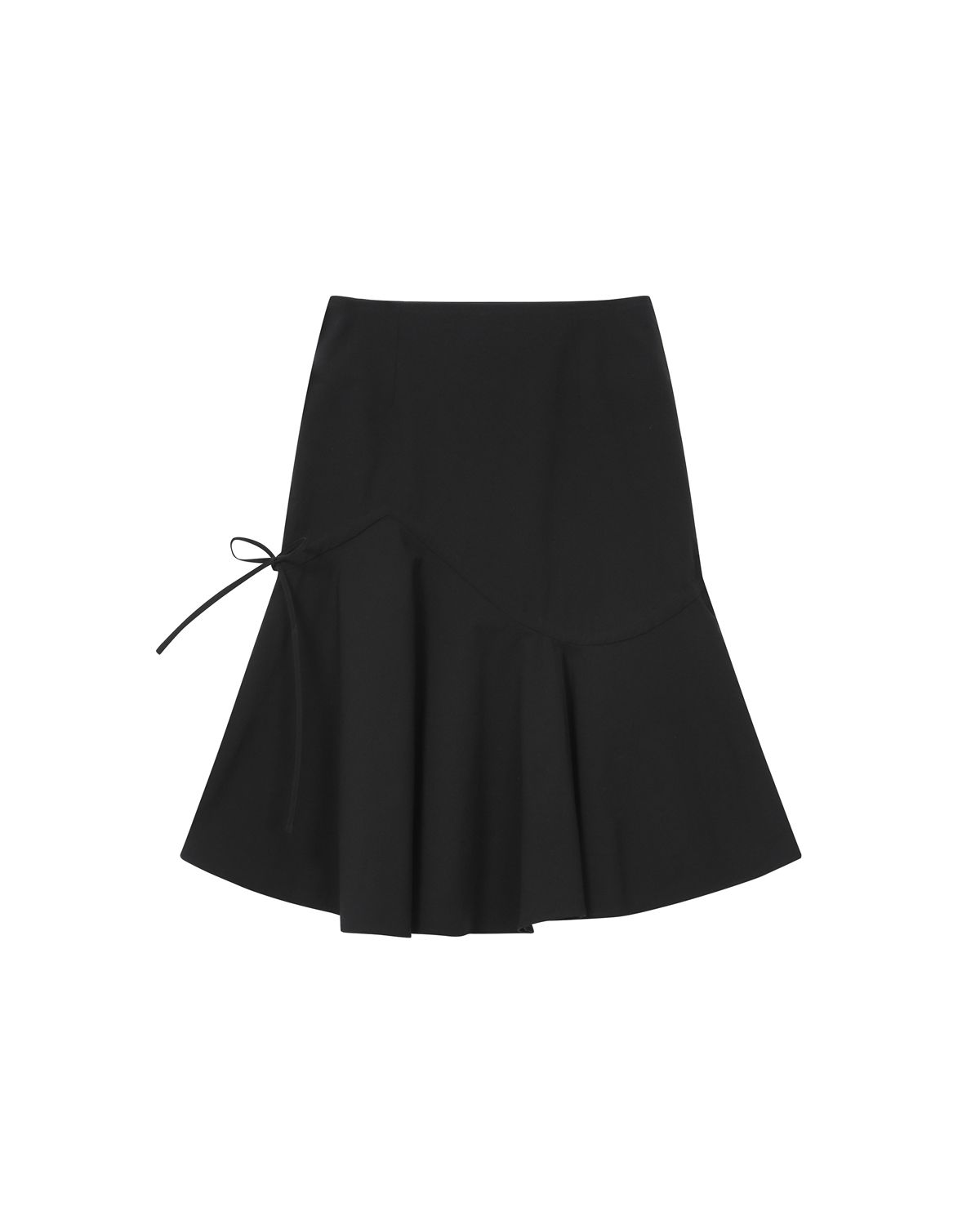 【Miseki seoul】Shirring ruffle midi skirt 미세키서울(MISEKI SEOUL) Shirring ruffle midi skirt BLACK - 사이즈