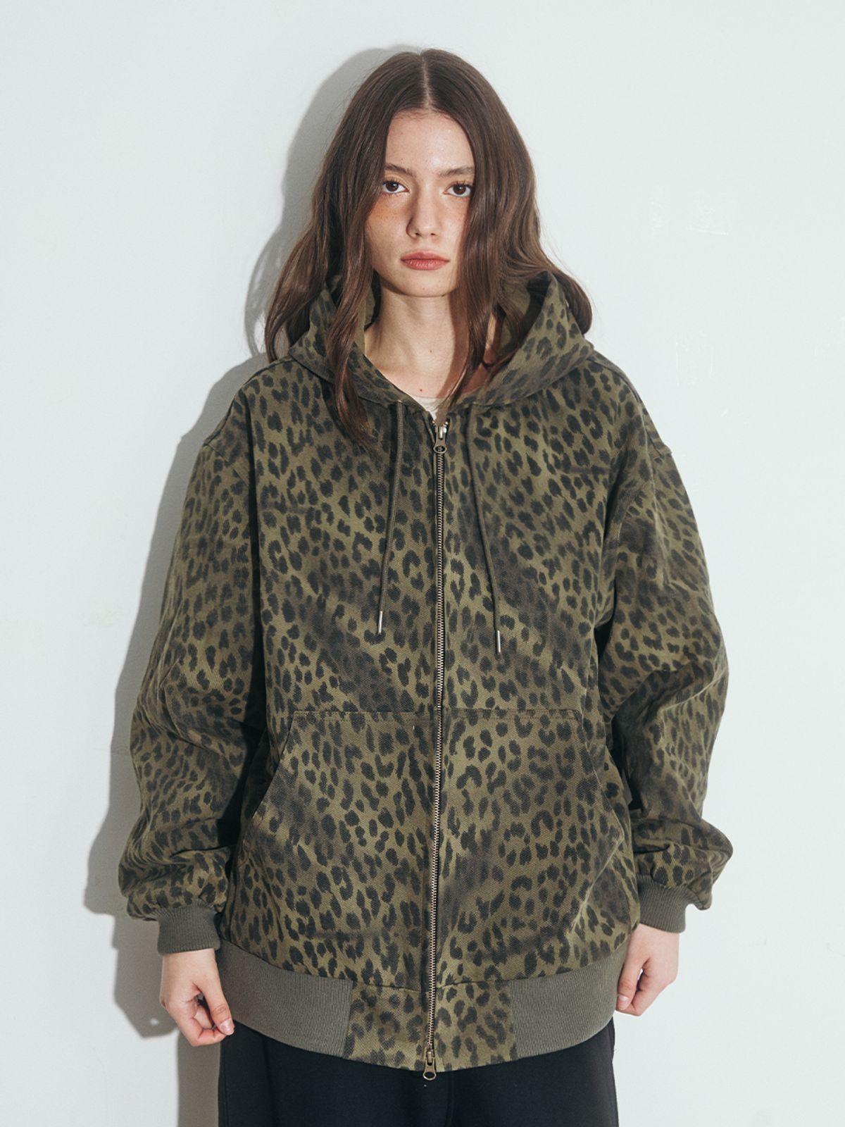 오피쉬(OAFISH) LEOPARD WORK HOOD JACKET, KHAKI