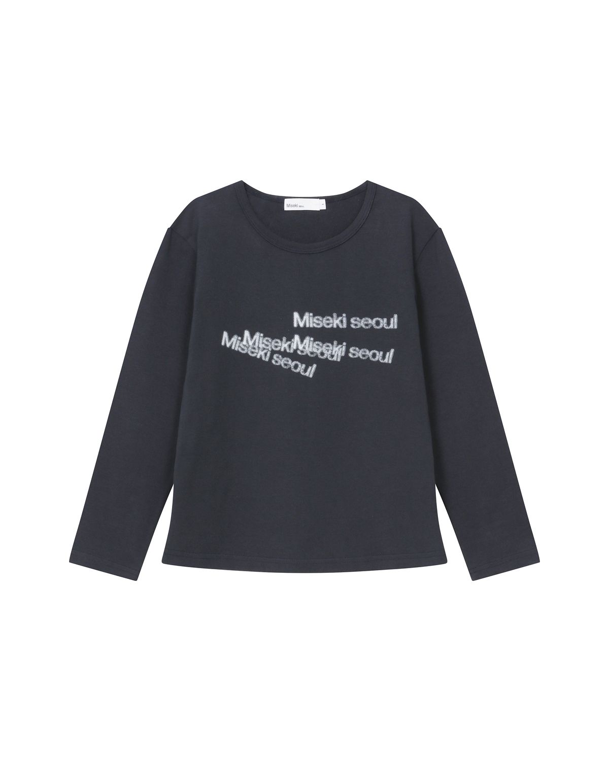 ◆MISEKI SEOUL◆ Unbalanced button long sleeves CHARCOAL MSK MUSINSA | MISEKI SEOUL Unbalanced button long sleeves CHARCOAL