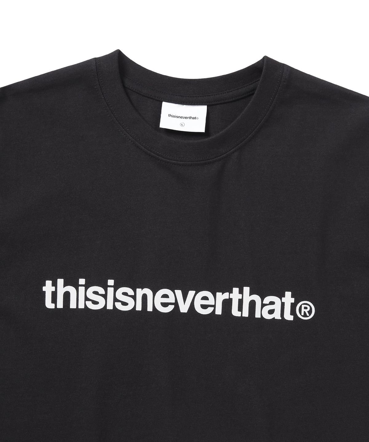 디스이즈네버댓(THISISNEVERTHAT) T-Logo Tee Black