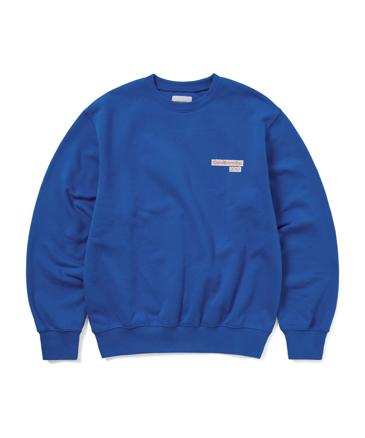 디스이즈네버댓(THISISNEVERTHAT) Lion 2010 Crewneck Blue