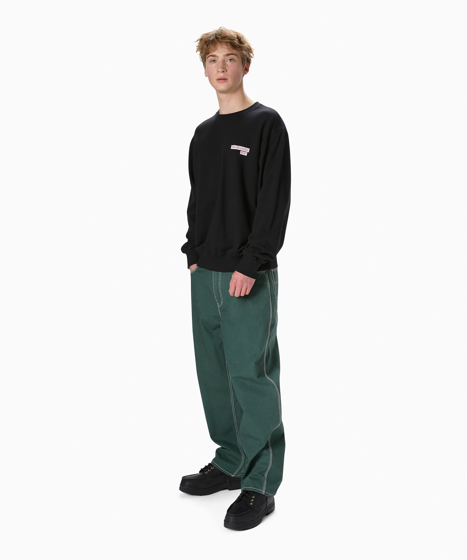 MUSINSA公式 | thisisneverthat® Lion 2010 Crewneck Black