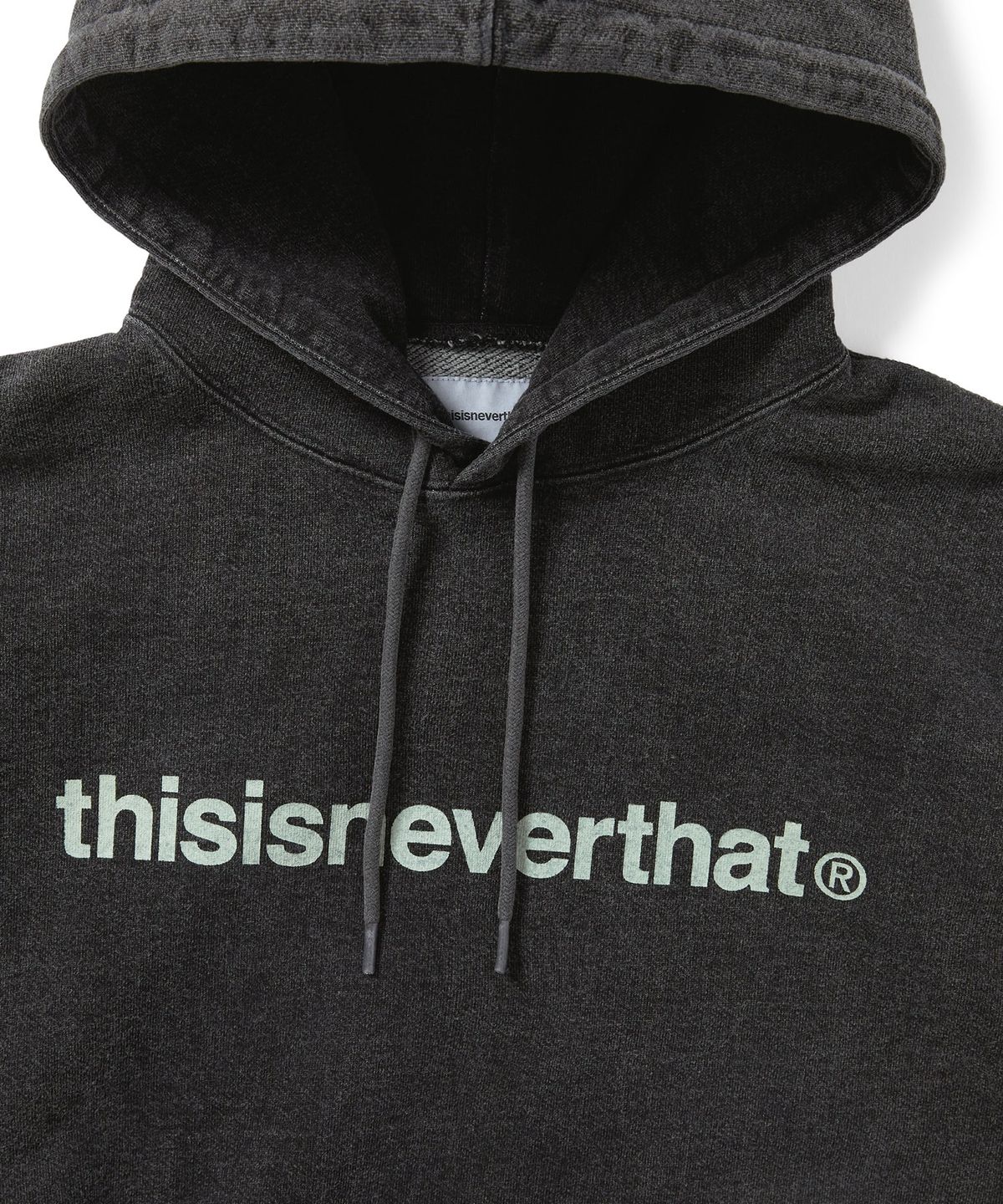 디스이즈네버댓(THISISNEVERTHAT) T-Logo LT Hoodie Washed Black