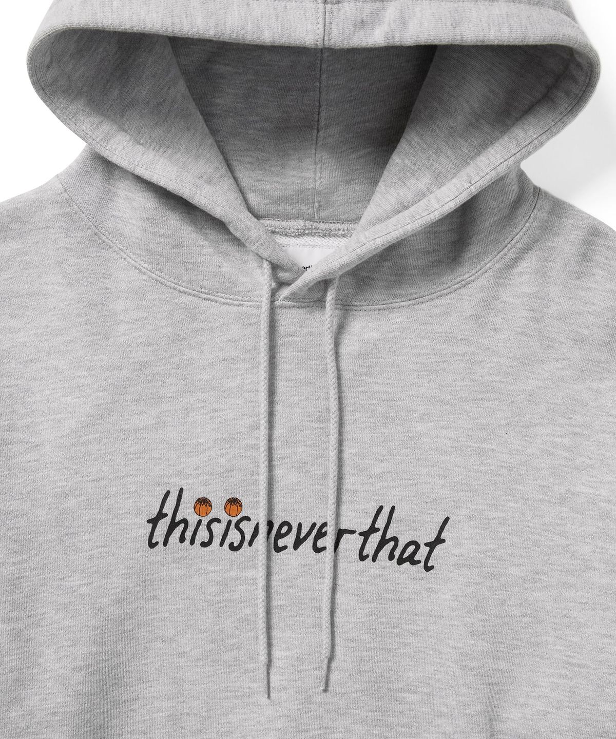 디스이즈네버댓(THISISNEVERTHAT) Dunk Hoop Hoodie Heather Grey