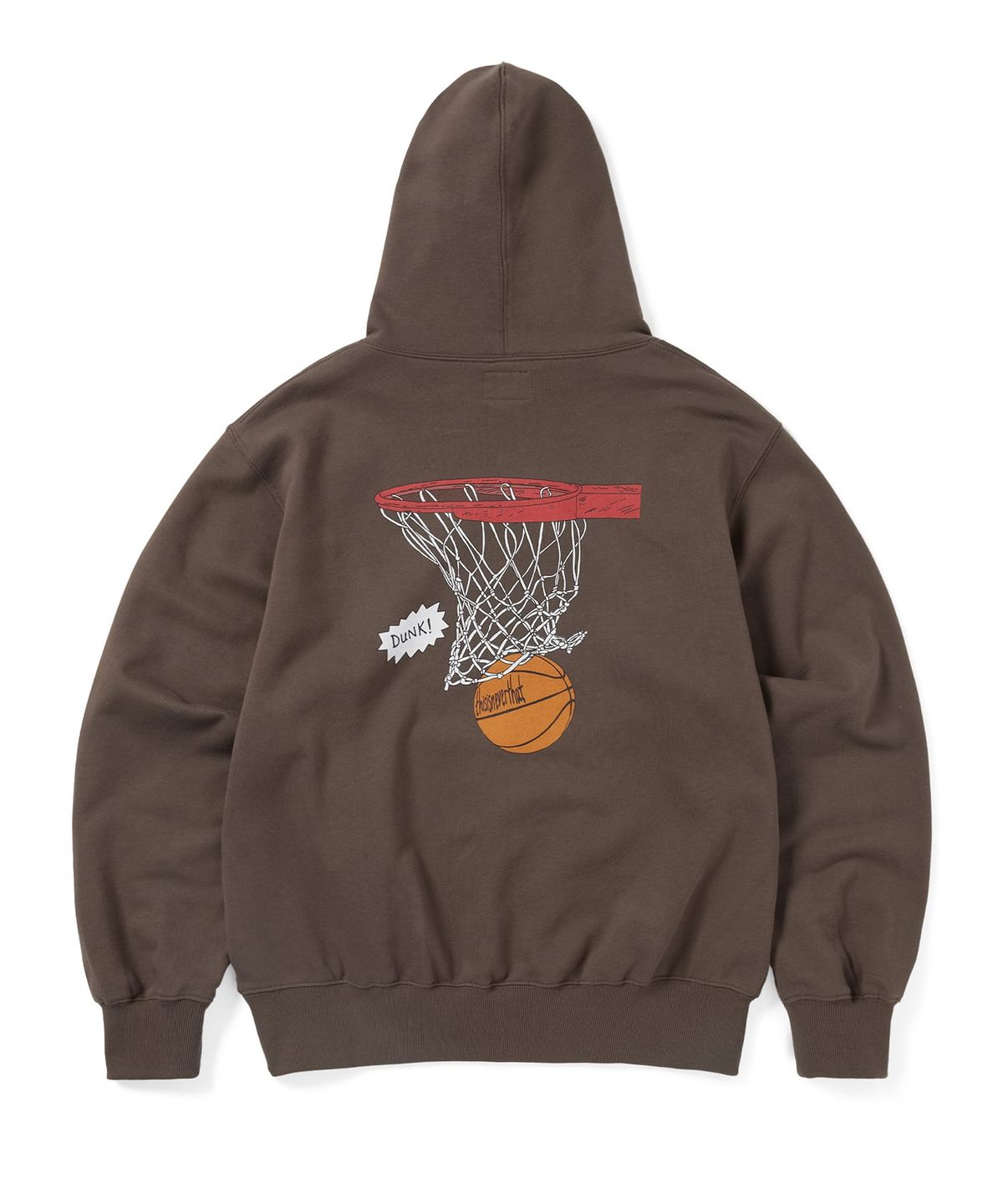 디스이즈네버댓(THISISNEVERTHAT) Dunk Hoop Hoodie Brown