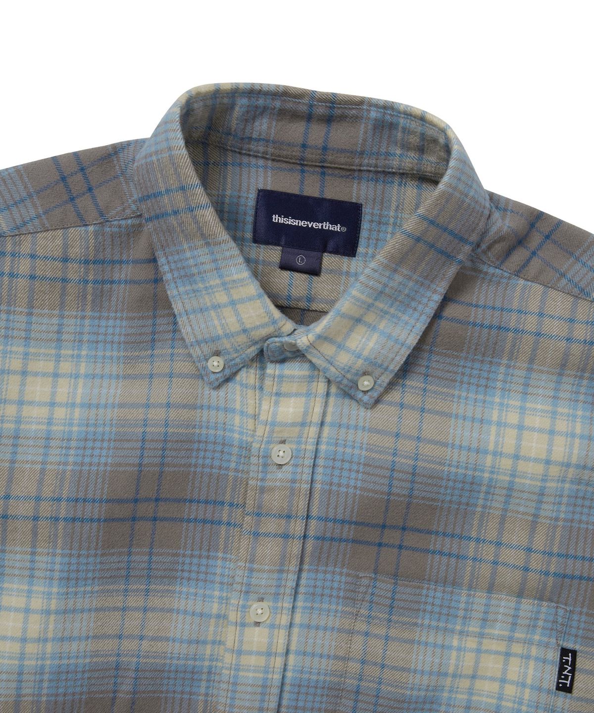 디스이즈네버댓(THISISNEVERTHAT) Flannel Check Shirt Brown
