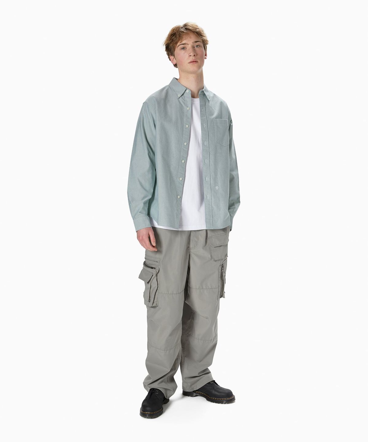 디스이즈네버댓(THISISNEVERTHAT) Oxford Shirt Green